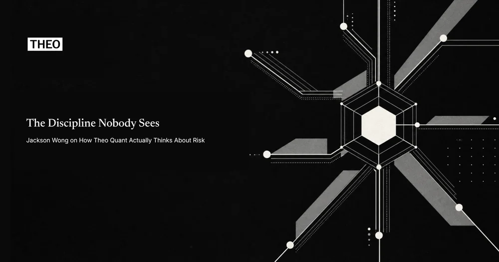 Cover artwork: monochrome radial node diagram around a central hexagon, titled The Discipline Nobody Sees.